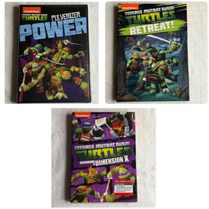 New Teenage Mutant Ninja Turtles DVD Lot (3-Disc Bundle) – Nickelodeon‎ TMNT